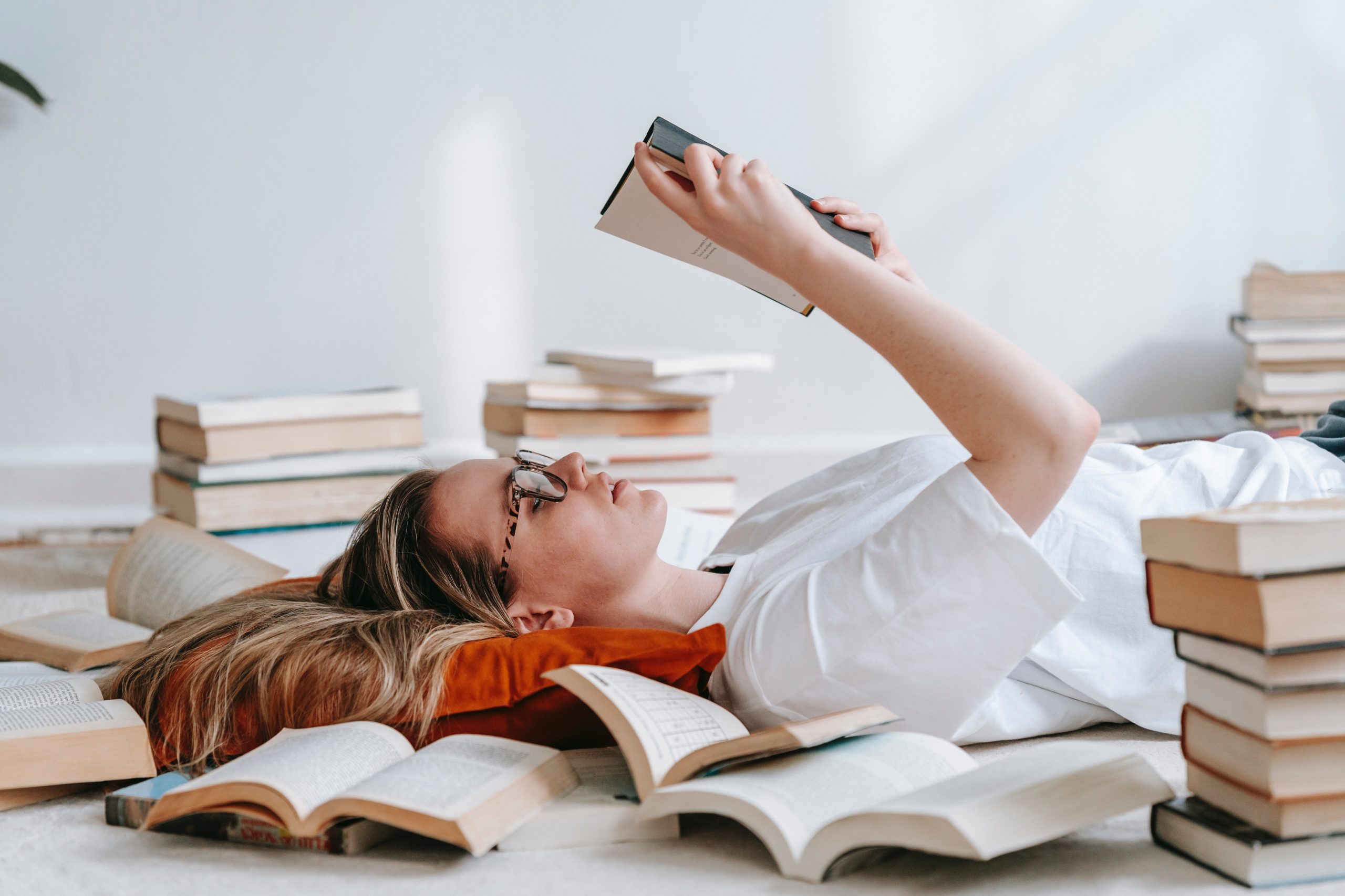 Women is Reading Book